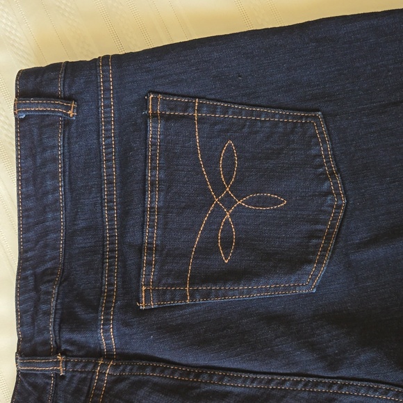 Chaps dark blue Denim Jeans 14 EUC - Picture 4 of 9